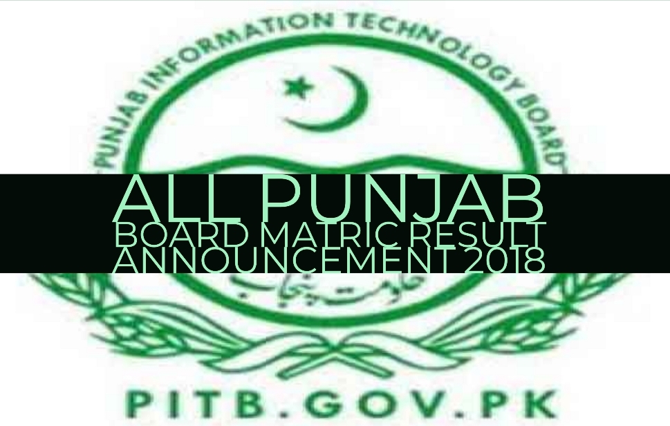 All Punjab Board Matric Result Announcement 2018